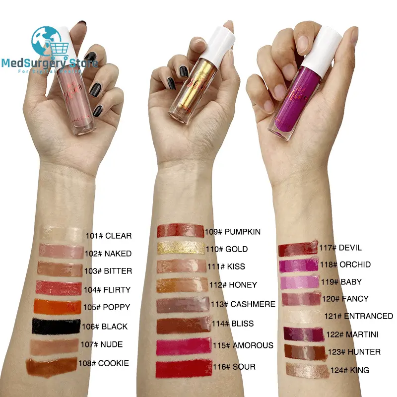 Baume à lèvres cristal et glaçage hydratant longue durée pour les lèvres - Rouge à lèvres en gelée solide avec finition miroir en forme de vague d'eau pour un soin et un maquillage améliorés des lèvres