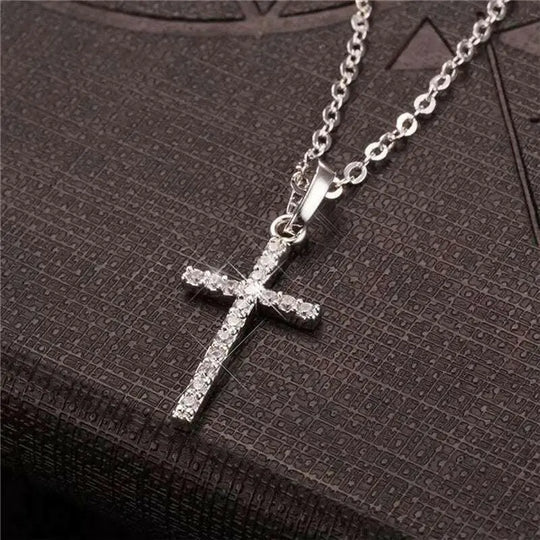 Pendentifs Croix Femme Dropshipping Or Noir Couleur Acier Inoxydable Jésus Pendentif Croix Collier Bijoux pour Hommes/Femmes