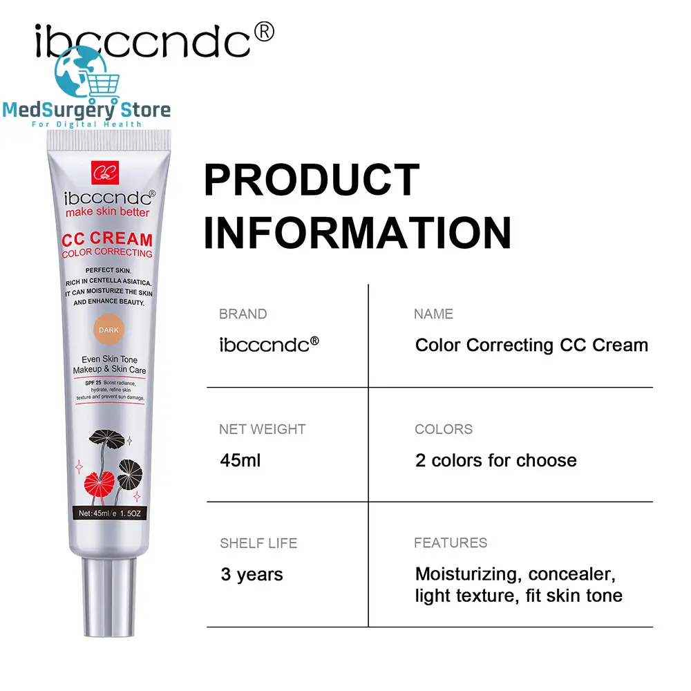 Erborian Waterproof Moisturizing CC Cream - Maquillage anti-sueur pour une protection et une correction durables de la peau
