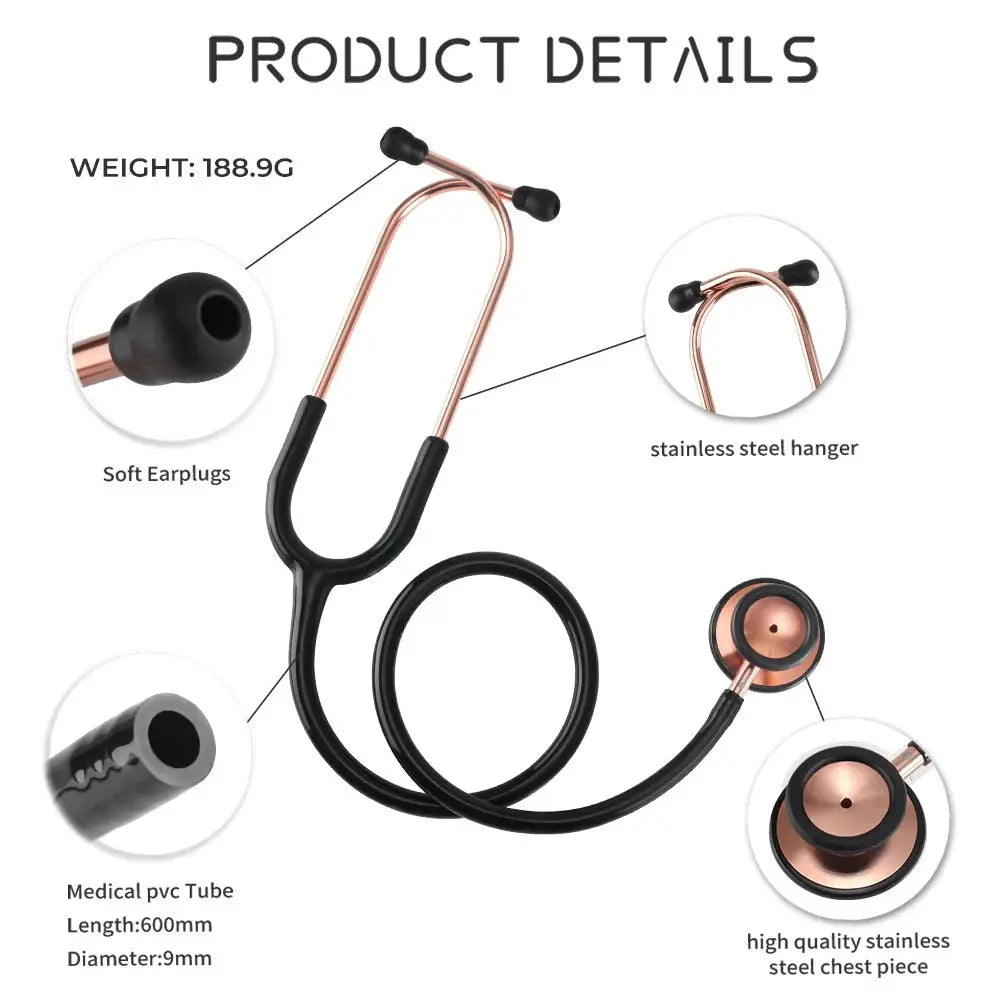 Stéthoscope médical professionnel double-face - Matériel médicalModers - fulfillment - serviceMedSurgery Store For Digital Health1005009192649741 - Black - Rose Gold - United StatesBlack - Rose GoldUnited StatesStéthoscope médical professionnel double-face - Matériel médical.