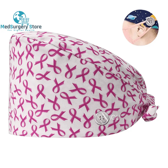 New Scrub Nurse Hat Floral Bouffant Cap Fashion Multicolour Nurse Scrub Caps Adjustable Bandage Turban Surgical Doctor Nurse Hats