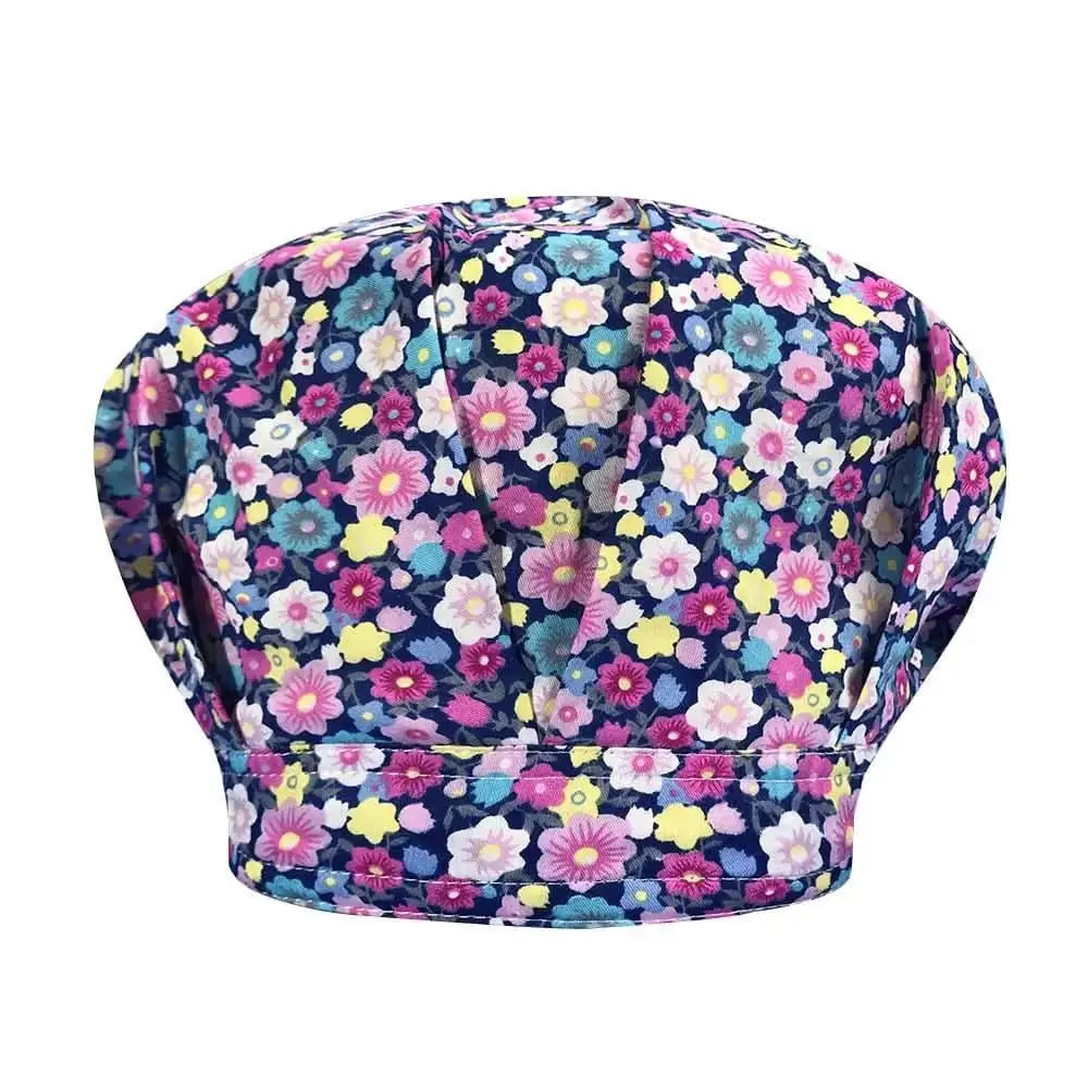 🧢Casquette chirurgicale unisexe en coton - Imprimé animal amusant | Ajustable, respirant et professionnel.