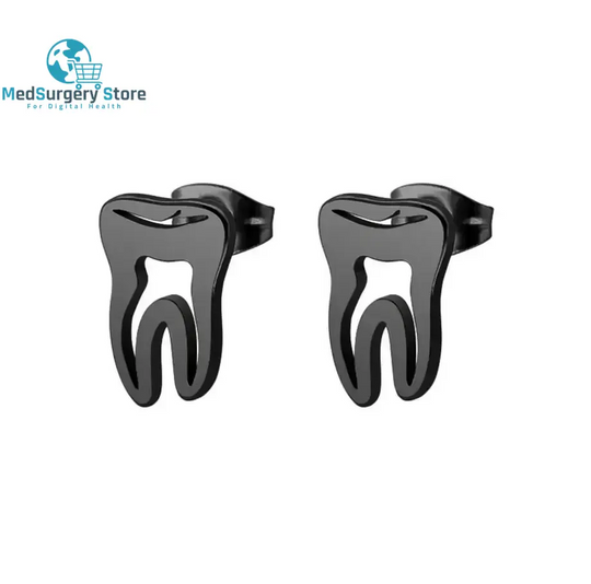 Boucles d'oreilles Minimalist Korean Fashion Earrings Punk Stainless Steel Dentist Tooth Stud Earrings Earrings for Women Doctor Nurse Accessories Are earrings