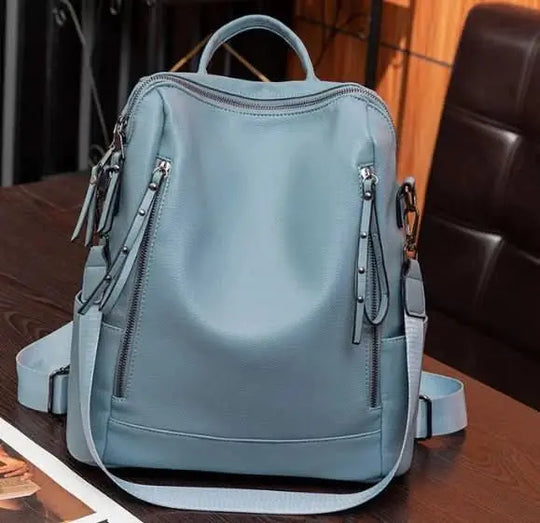 🎒 Sac à dos en cuir pour femmes - Style professionnel et grande capacité pour les gardes médicales...