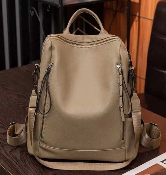 🎒 Sac à dos en cuir pour femmes - Style professionnel et grande capacité pour les gardes médicales...