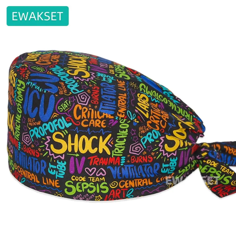 New Pattern Scrub Cap Nurse Doctor Spa Beauty Dental Pet Shop Work Hats 100% Cotton Medical Hospital Clinic Surgical Caps UnisexMedSurgery Store For Digital HealthMedSurgery Store For Digital Health1005009217351263 - scrub cap 001 - One Sizescrub cap 001One SizeNew Pattern Scrub Cap Nurse Doctor Spa Beauty Dental Pet Shop Pet Shop Work Hats 100% Cotton Medical Hospital Clinic Surgical Caps Unisex