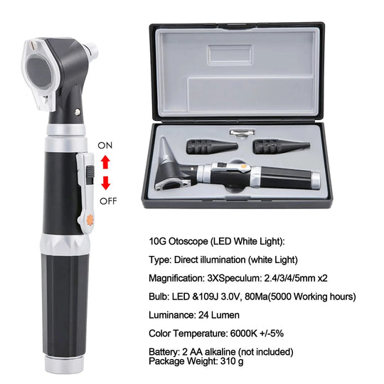 Otoscope : Oreille avec lumière, détecteur d'infections, parfait pour les étudiants en soins infirmiers et en médecine pour les enfants, les adultes et les animaux domestiquesdsers - fulfillment - serviceMedSurgery Store For Digital Health1005008123544791 - 10J Otoscope10J OtoscopeOtoscope : Oreille avec lumière, détecteur d'infections, parfait pour les étudiants en soins infirmiers et en médecine pour les enfants, les adultes et les animaux domestiques