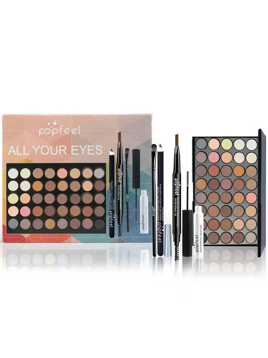 POPFEEL - Set de maquillage pour femmes, palette d'ombres à paupières, eye liner, mascara, crayon à sourcils, boîte à outils de maquillage, cadeauxMedSurgery Store For Digital HealthMedSurgery Store For Digital Health1005008248135195 - SET001ASET001APOPFEEL - Set de maquillage pour femmes, palette d'ombres à paupières, eye liner, mascara, crayon à sourcils, boîte à outils de maquillage, cadeaux