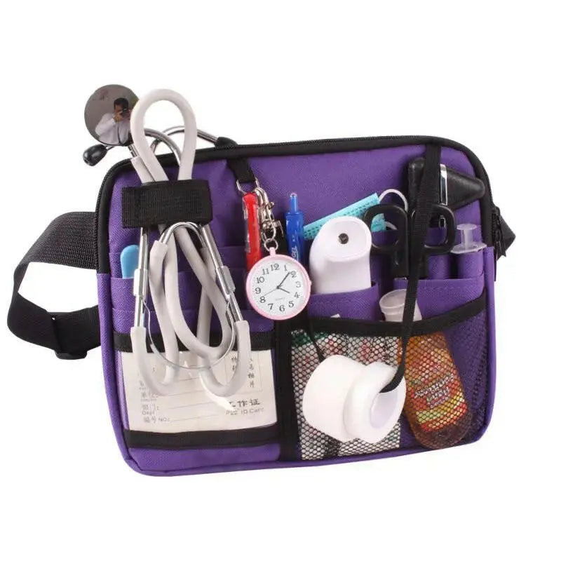 Nurse Fanny Pack Multi Pocket Waist Organizer Belt with Adjustable Waist Strap Nurse Waist Pouch Organiser Pouch Portable