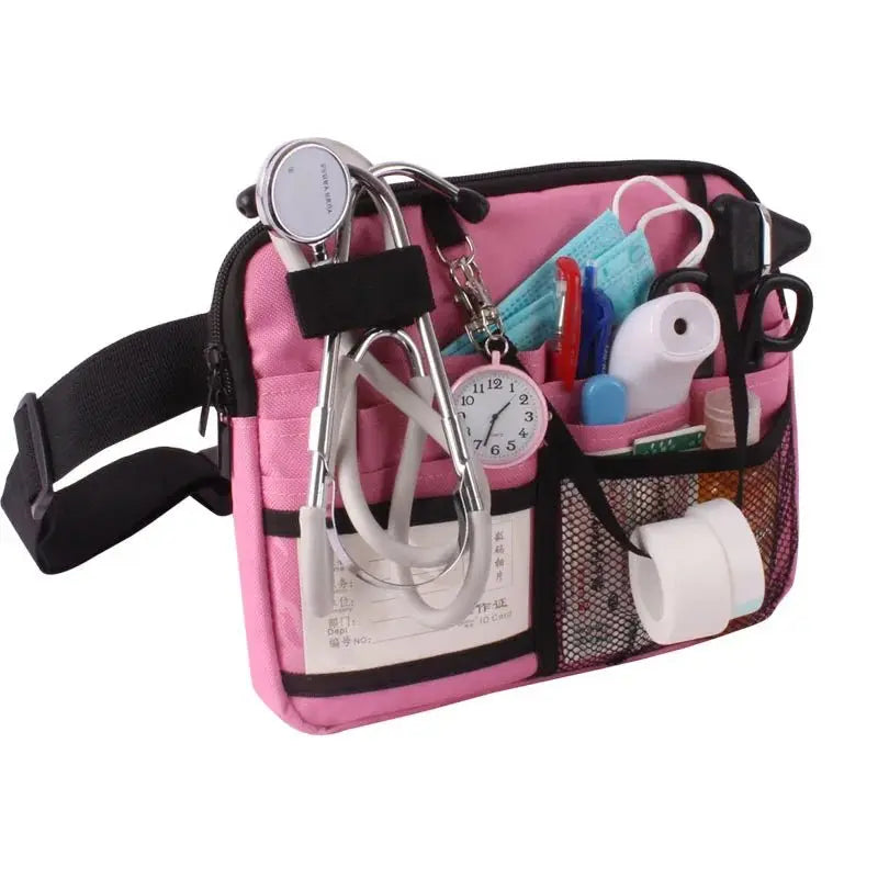 Nurse Fanny Pack Multi Pocket Waist Organizer Belt with Adjustable Waist Strap Nurse Waist Pouch Organiser Pouch Portable