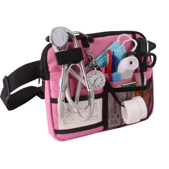 Nurse Fanny Pack Multi Pocket Waist Organizer Belt with Adjustable Waist Strap Nurse Waist Pouch Organiser Pouch Portable
