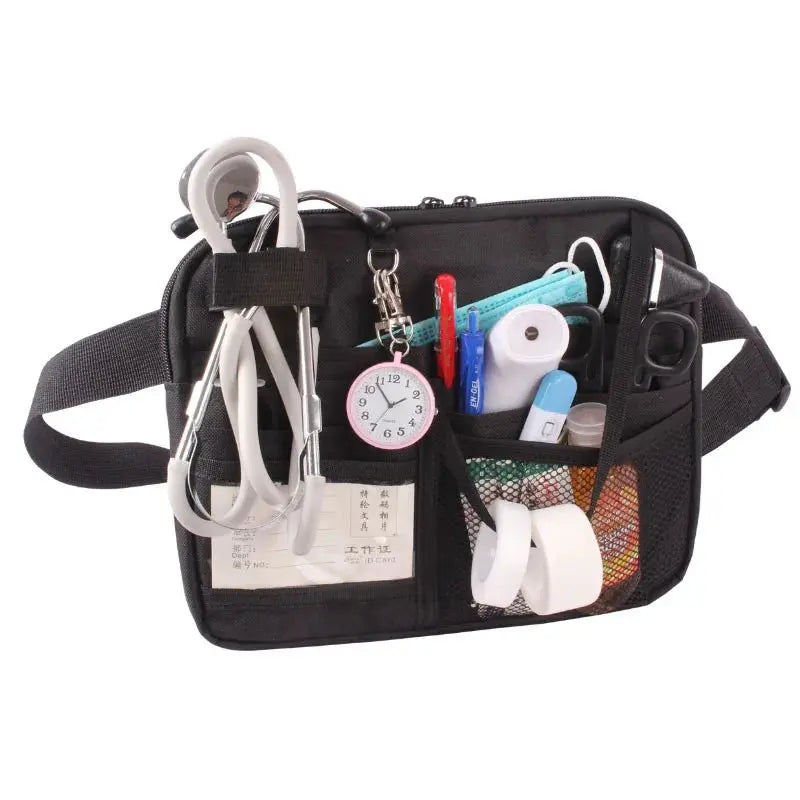 Nurse Fanny Pack Multi Pocket Waist Organizer Belt with Adjustable Waist Strap Nurse Waist Pouch Organiser Pouch Portable