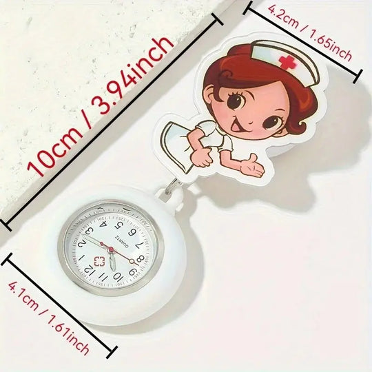 Montre d'infirmière adorable rechargeable et extensible avec bracelet en caoutchoucVêtements et accessoiresDSers - fulfilment - serviceMedSurgery Store For Digital Health1005008972727058 - whitewhiteMontre d'infirmière adorable rechargeable et extensible avec bracelet en caoutchouc