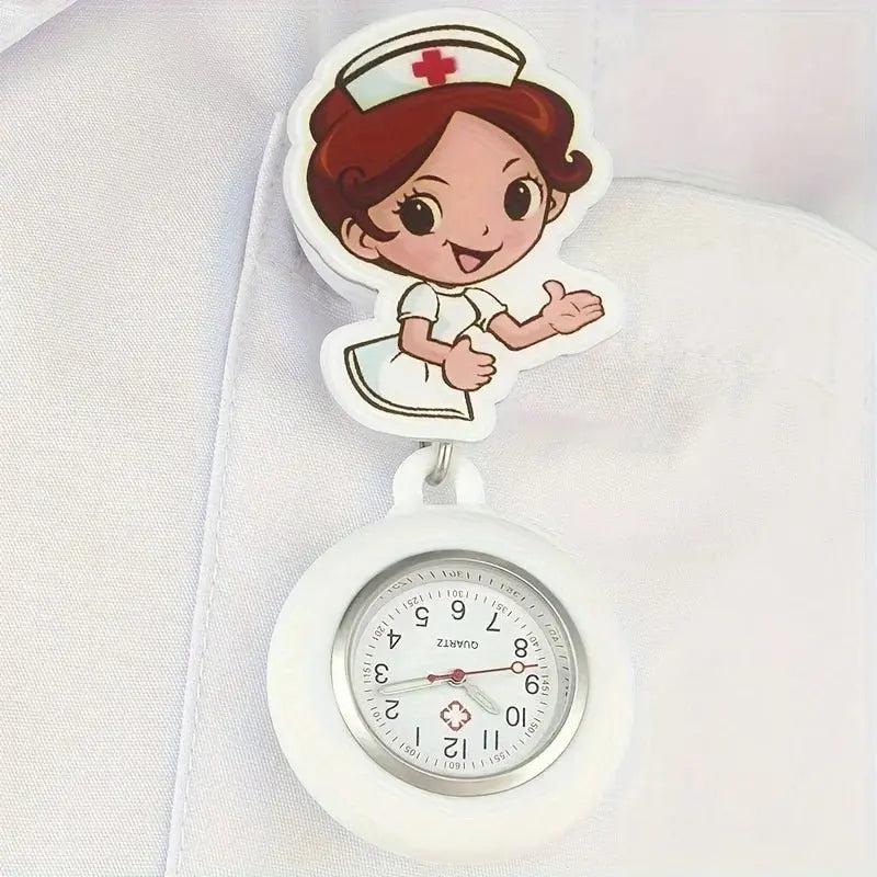 Montre d'infirmière adorable rechargeable et extensible avec bracelet en caoutchoucVêtements et accessoiresDSers - fulfilment - serviceMedSurgery Store For Digital Health1005008972727058 - whitewhiteMontre d'infirmière adorable rechargeable et extensible avec bracelet en caoutchouc
