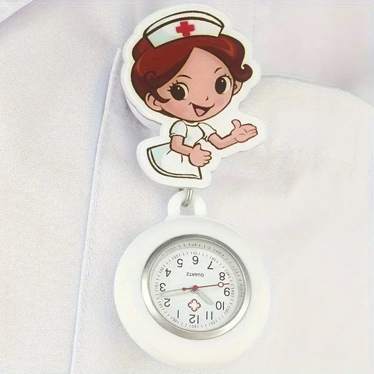 Montre d'infirmière adorable rechargeable et extensible avec bracelet en caoutchoucVêtements et accessoiresDSers - fulfilment - serviceMedSurgery Store For Digital Health1005008972727058 - whitewhiteMontre d'infirmière adorable rechargeable et extensible avec bracelet en caoutchouc