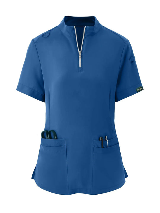 Top d'infirmière extensible et confortable - doux, respirant, fermeture éclair sur le devant, manches courtes, tenue décontractée pour les femmes - idéal pour les professionnels de la santéMedSurgery Store For Digital HealthMedSurgery Store For Digital Health601099564070018 - Bleu marine - S(4)Bleu marineS(4)Top d'infirmière extensible et confortable - doux, respirant, fermeture éclair sur le devant, manches courtes, tenue décontractée pour les femmes - idéal pour les professionnels de la santé