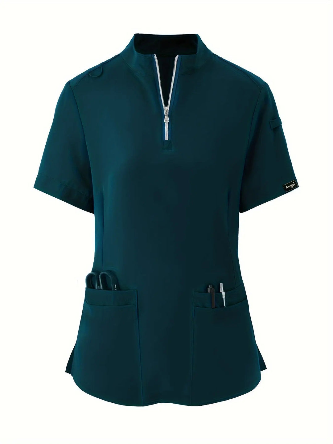 Top d'infirmière extensible et confortable - doux, respirant, fermeture éclair sur le devant, manches courtes, tenue décontractée pour les femmes - idéal pour les professionnels de la santéMedSurgery Store For Digital HealthMedSurgery Store For Digital Health601099564070018 - Bleu marine - S(4)Bleu marineS(4)Top d'infirmière extensible et confortable - doux, respirant, fermeture éclair sur le devant, manches courtes, tenue décontractée pour les femmes - idéal pour les professionnels de la santé