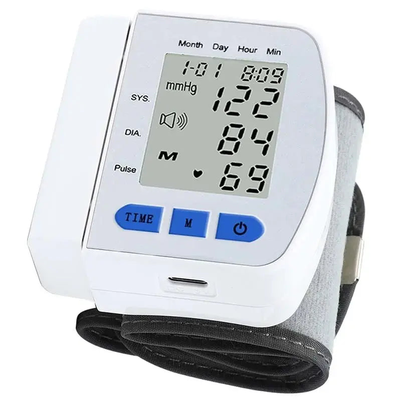 Digital Health Sphygmomanometer, BP Medical Sphygmomanometer, Wrist Cuff, Digital Blood Pressure Monitor, Pulse & Heart Rate Moders - fulfillment - serviceMedSurgery Store For Digital Health1005009640548799 - WHITWhiteDigital Health Sphygmomanometer, BP Medical Sphygmomanometer, Wrist Cuff, Digital Blood Pressure Monitor, Pulse & Heart Rate Meter