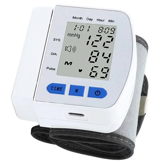 Digital Health Sphygmomanometer, BP Medical Sphygmomanometer, Wrist Cuff, Digital Blood Pressure Monitor, Pulse & Heart Rate Moders - fulfillment - serviceMedSurgery Store For Digital Health1005009640548799 - WHITWhiteDigital Health Sphygmomanometer, BP Medical Sphygmomanometer, Wrist Cuff, Digital Blood Pressure Monitor, Pulse & Heart Rate Meter