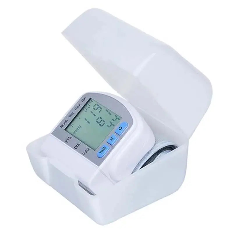 Digital Health Sphygmomanometer, BP Medical Sphygmomanometer, Wrist Cuff, Digital Blood Pressure Monitor, Pulse & Heart Rate Moders - fulfillment - serviceMedSurgery Store For Digital Health1005009640548799 - WHITWhiteDigital Health Sphygmomanometer, BP Medical Sphygmomanometer, Wrist Cuff, Digital Blood Pressure Monitor, Pulse & Heart Rate Meter