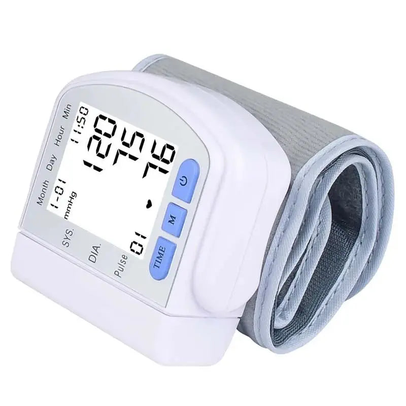 Digital Health Sphygmomanometer, BP Medical Sphygmomanometer, Wrist Cuff, Digital Blood Pressure Monitor, Pulse & Heart Rate Moders - fulfillment - serviceMedSurgery Store For Digital Health1005009640548799 - WHITWhiteDigital Health Sphygmomanometer, BP Medical Sphygmomanometer, Wrist Cuff, Digital Blood Pressure Monitor, Pulse & Heart Rate Meter