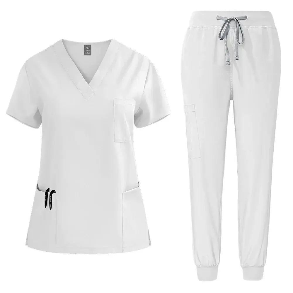 Uniforme d'infirmière pour femme, blouse de médecin hospitalier, pantalon d'infirmière, uniforme d'atelier unisexe, vêtement de travail Beauty SPA, nouveauVêtements et accessoiresdsers - fulfillment - serviceMedSurgery Store For Digital Health1005007090766513 - 42109 - White - XXL42109 - WhiteXXLUniforme d'infirmière pour femme, blouse de médecin hospitalier, pantalon d'infirmière, uniforme d'atelier unisexe, vêtement de travail Beauty SPA, nouveau
