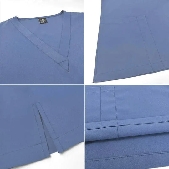 Uniforme d'infirmière pour femme, blouse de médecin hospitalier, pantalon d'infirmière, uniforme d'atelier unisexe, vêtement de travail Beauty SPA, nouveauVêtements et accessoiresdsers - fulfilment - serviceMedSurgery Store For Digital Health1005007090766513 - 42109 - bleu saphir - S42109 - bleu saphirUniforme d'infirmière pour femme, blouse de médecin hospitalier, pantalon d'infirmière, uniforme d'atelier unisexe, vêtement de travail Beauty SPA, nouveau