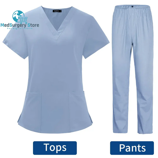 Uniformes de toilettage pour animaux de compagnie Uniformes de médecin Poils non collants Infirmière Femme Vêtements médicaux en tissu fin et léger pour l'été Uniforme clinique Femme