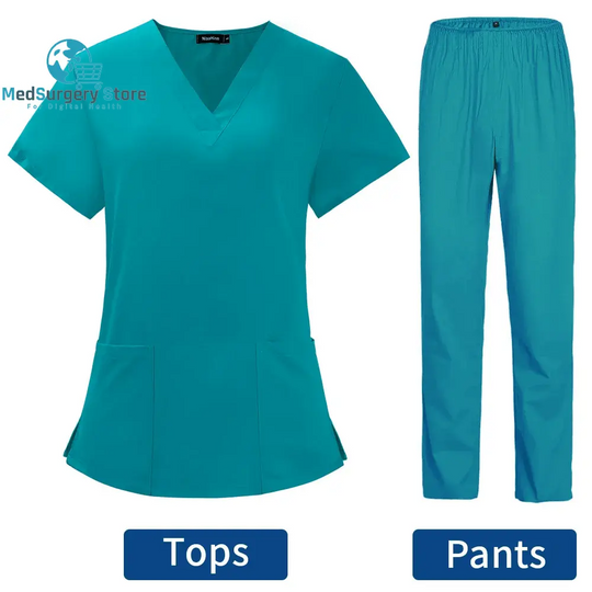 Uniformes de toilettage pour animaux de compagnie Uniformes de médecin Poils non collants Infirmière Femme Vêtements médicaux en tissu fin et léger pour l'été Uniforme clinique Femme