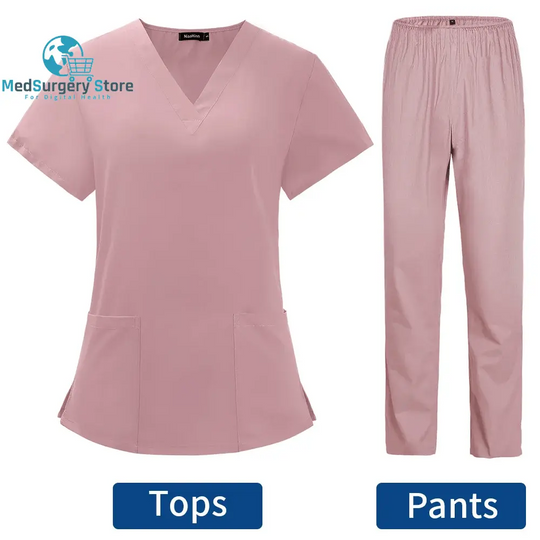 Uniformes de toilettage pour animaux de compagnie Uniformes de médecin Poils non collants Infirmière Femme Vêtements médicaux en tissu fin et léger pour l'été Uniforme clinique Femme