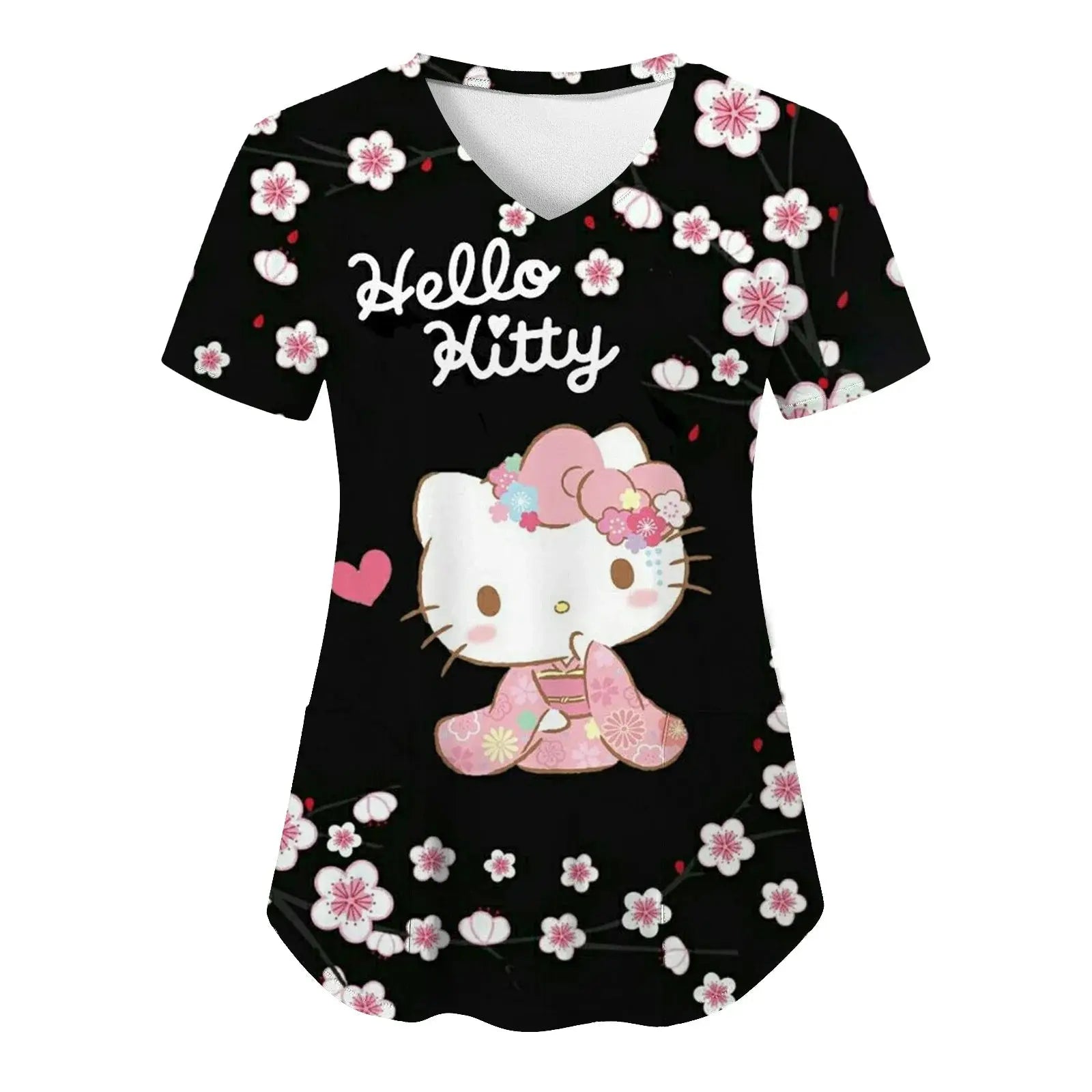 Blouse chirurgicale à manches courtes pour femmes (haut) pour médecins et infirmières, imprimé Hello Kitty, divers styles.Vêtements et accessoiresdsers - fulfillment - serviceMedSurgery Store For Digital Health1005007283571061 - HSMMMIN2908 - XXLHSMMMIN2908XXLBlouse chirurgicale à manches courtes (haut) pour femmes (médecins et infirmières), imprimé Hello Kitty, divers styles.