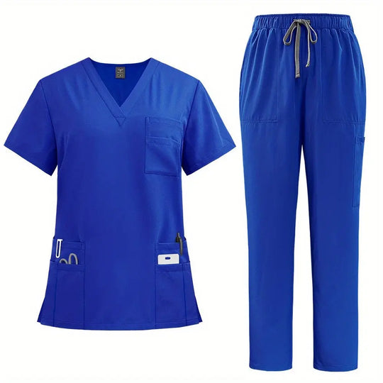 Ensemble médical professionnel pour femmes - Top à encolure en V, coupe confortable, avec poches et pantalon à jambe droite pour médecins et infirmièresdsers - fulfillment - serviceMedSurgery Store For Digital Health601099614988804 - Black - SBlackEnsemble médical professionnel pour femmes - Top à encolure en V, coupe confortable, avec poches et pantalon à jambe droite pour médecins et infirmières