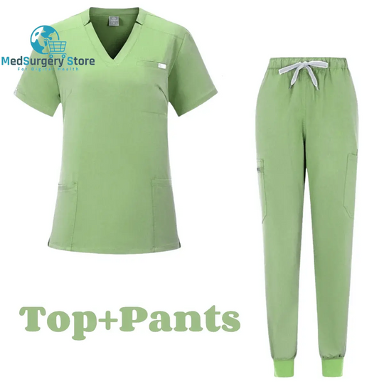 Manches courtes Médecin Accessoires Hôpital Stylish Female Womens Stretch Medical Scrubs Nurse Uniform Medicals Spa Women Uniforms