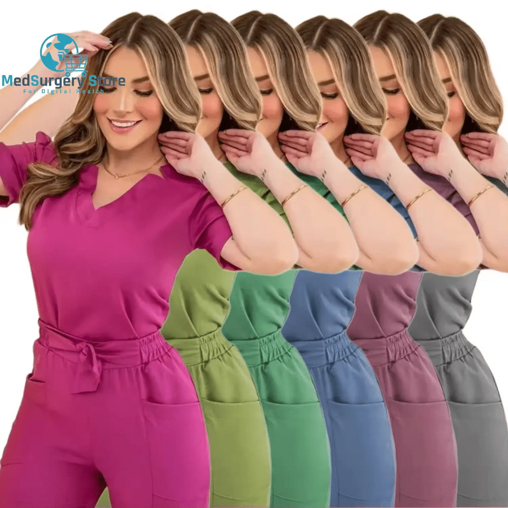 Surgical Uniforms Woman Nursing Nursing Sets Top Pant Articles Medical Uniform Scrub Clinical Beauty Salon Spa Hospital Suits